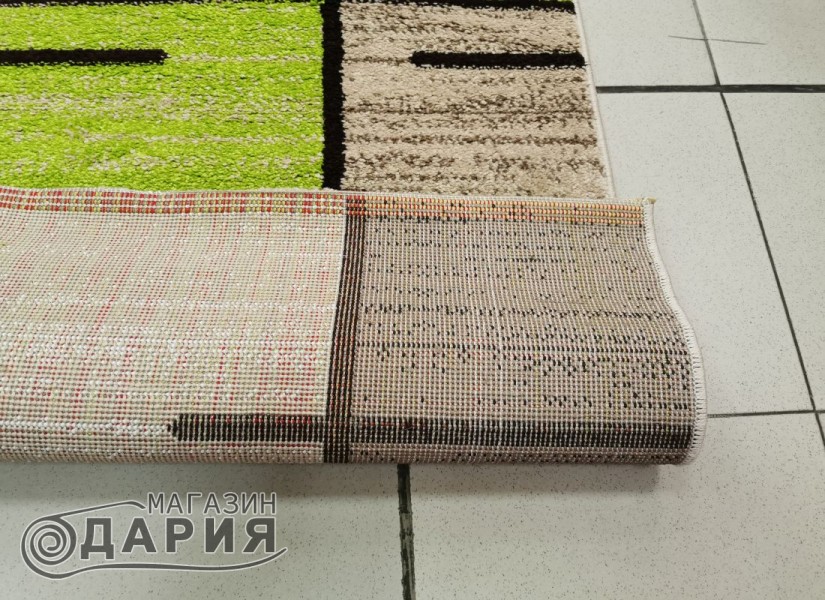 Тъкана пътека MAGNOLIA 704 d.beige/green